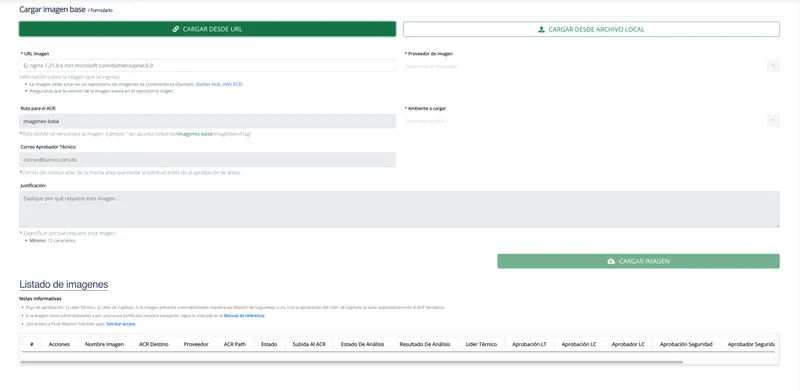Portal DevOps Bancario — detail